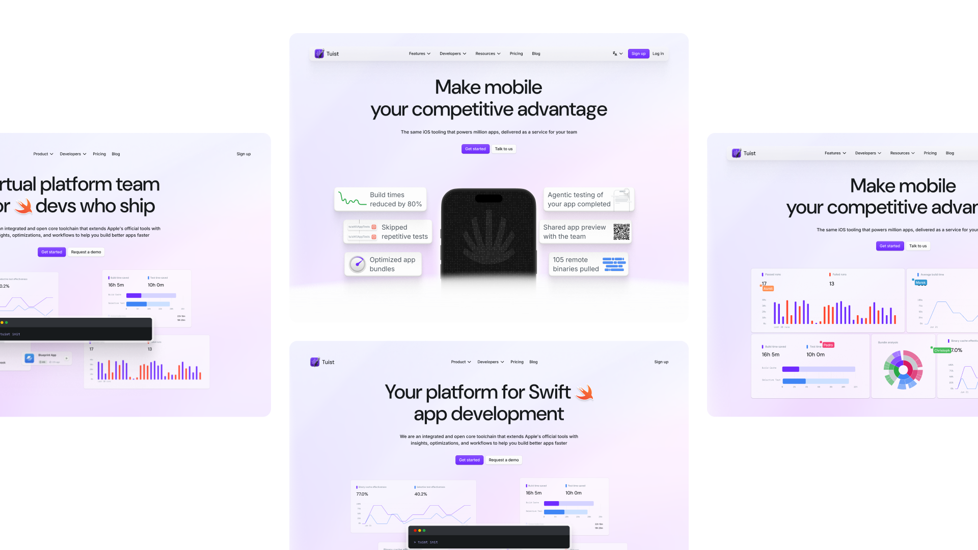 Website header exploration