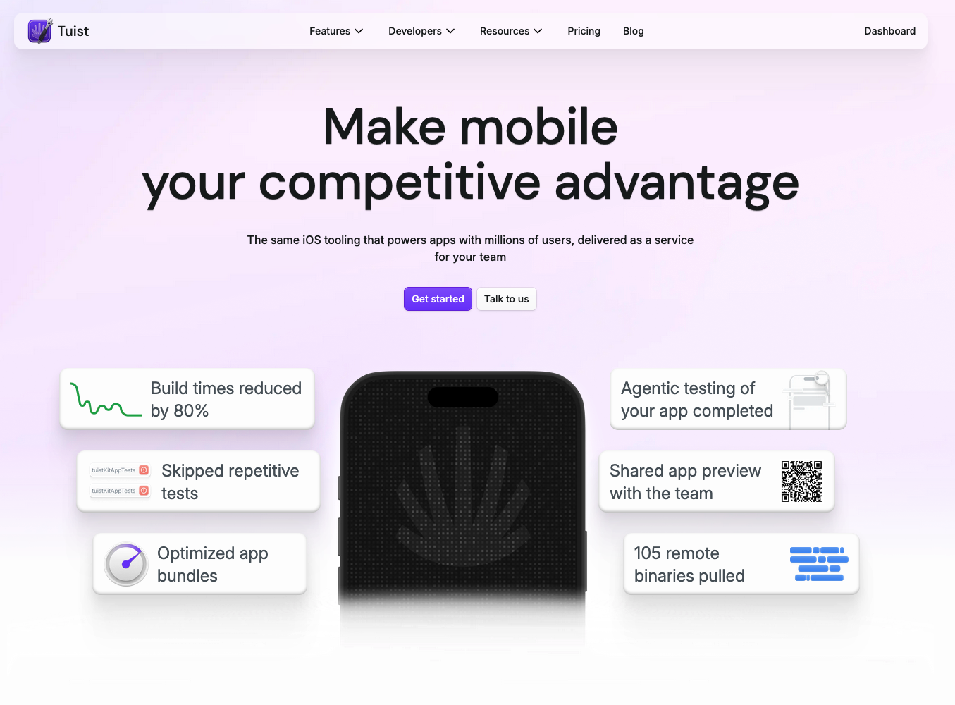 Image showing the new landing page